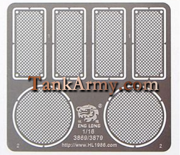 (Factory Price) Metal debris screen/photo etched grill for Panther G/Jagdpanther